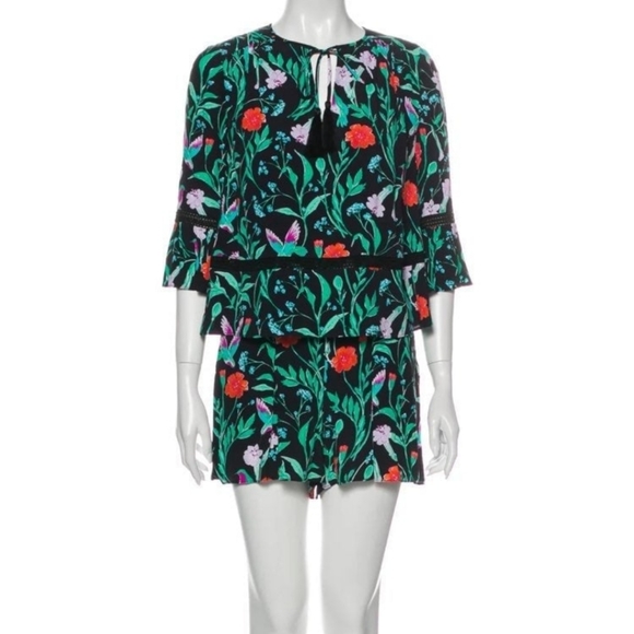 Kate Spade Jardin Crepe romper size 0 - Picture 9 of 12